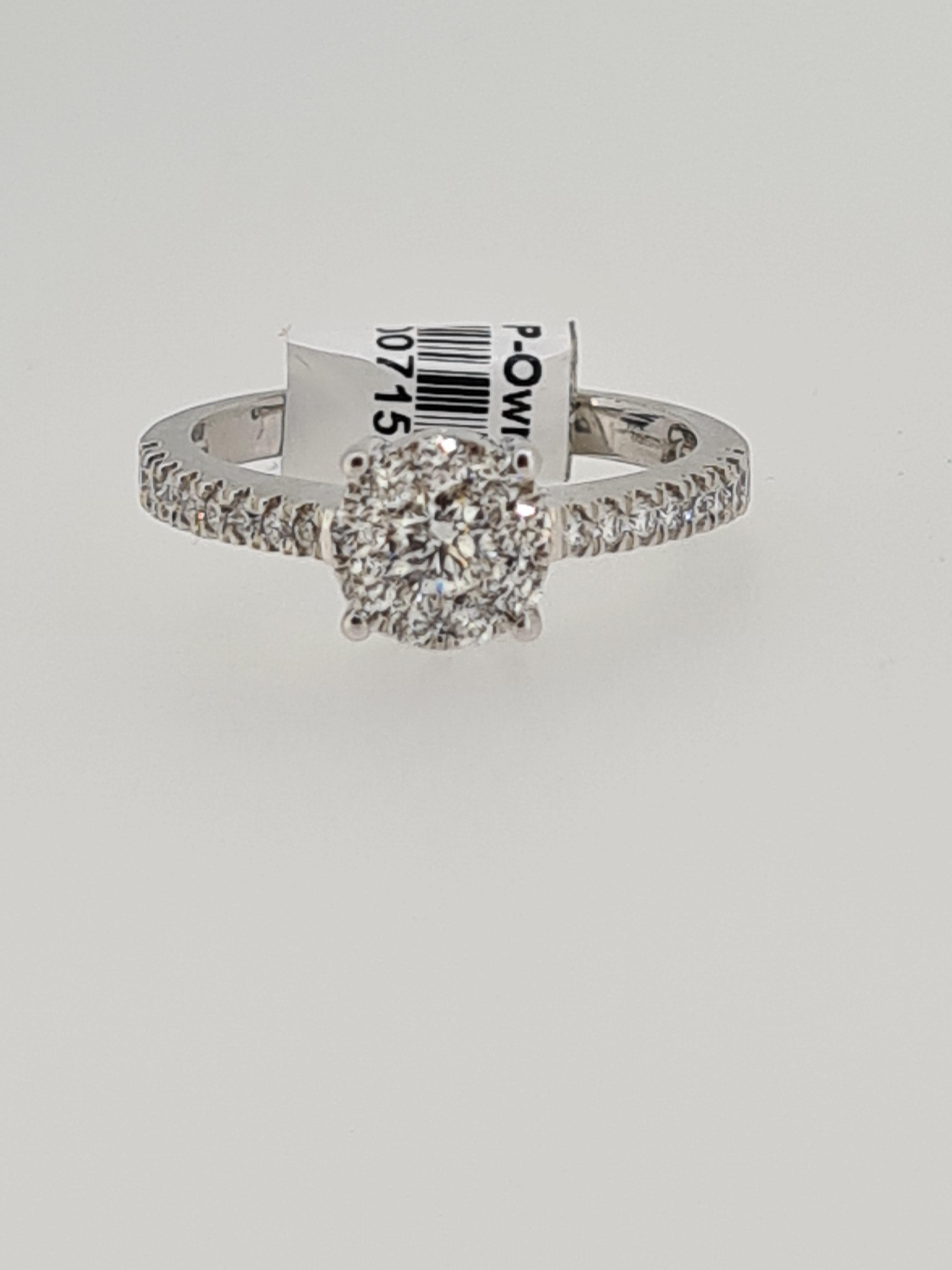 18ct white gold diamond ring - Image 5 of 5