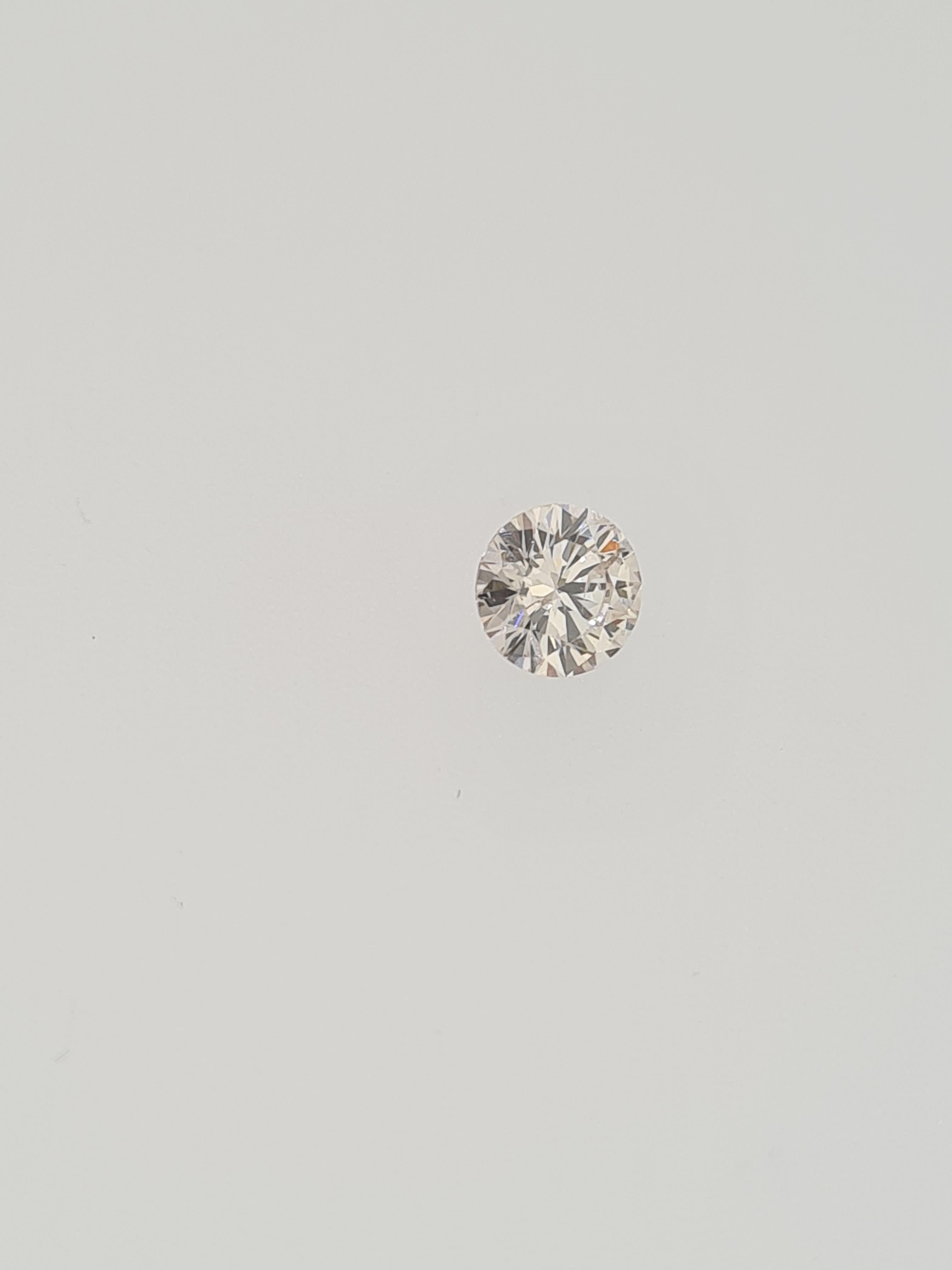 Round cut diamond - Image 3 of 5
