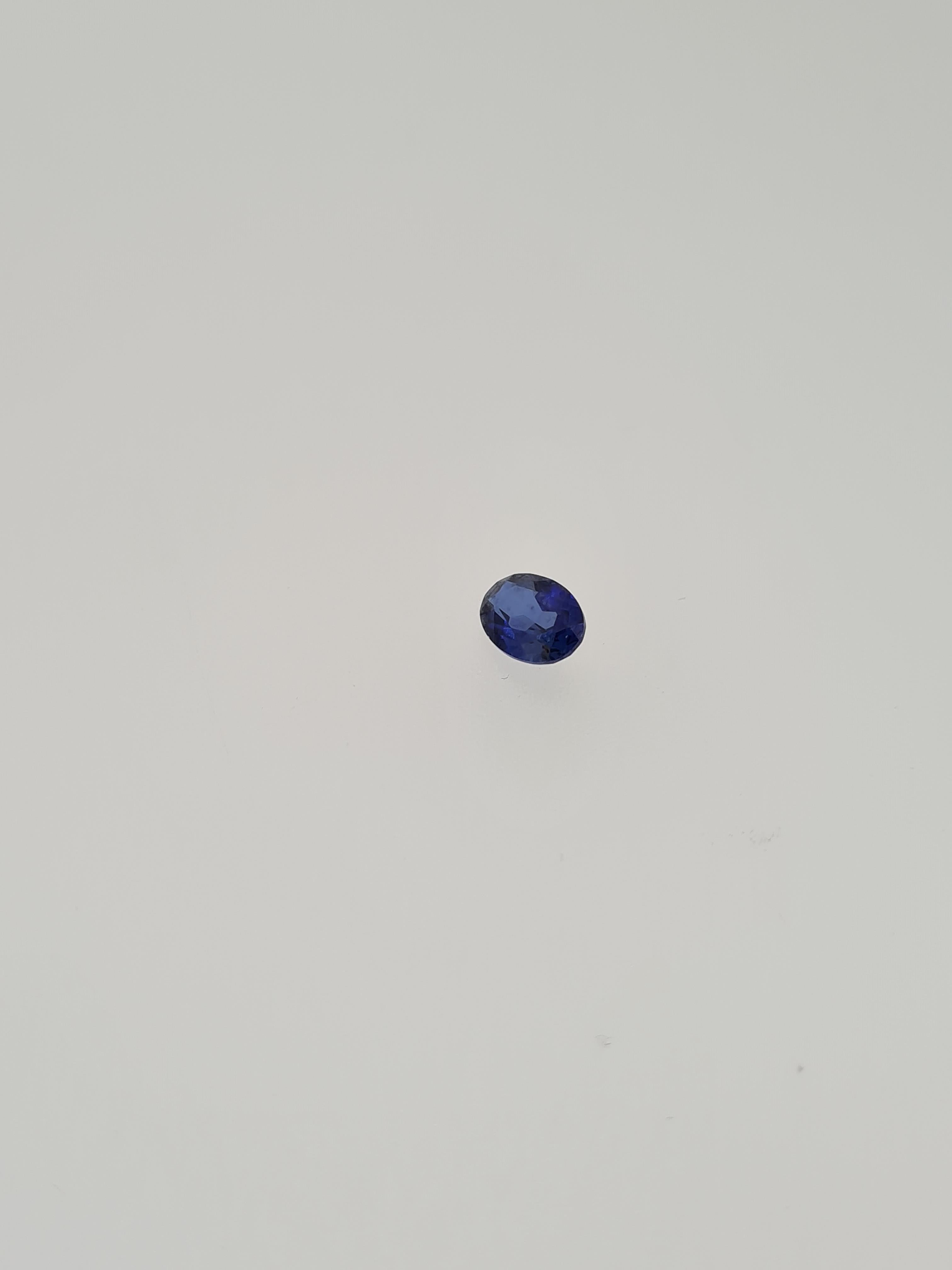 Sapphire oval cut gem stone - Image 5 of 5