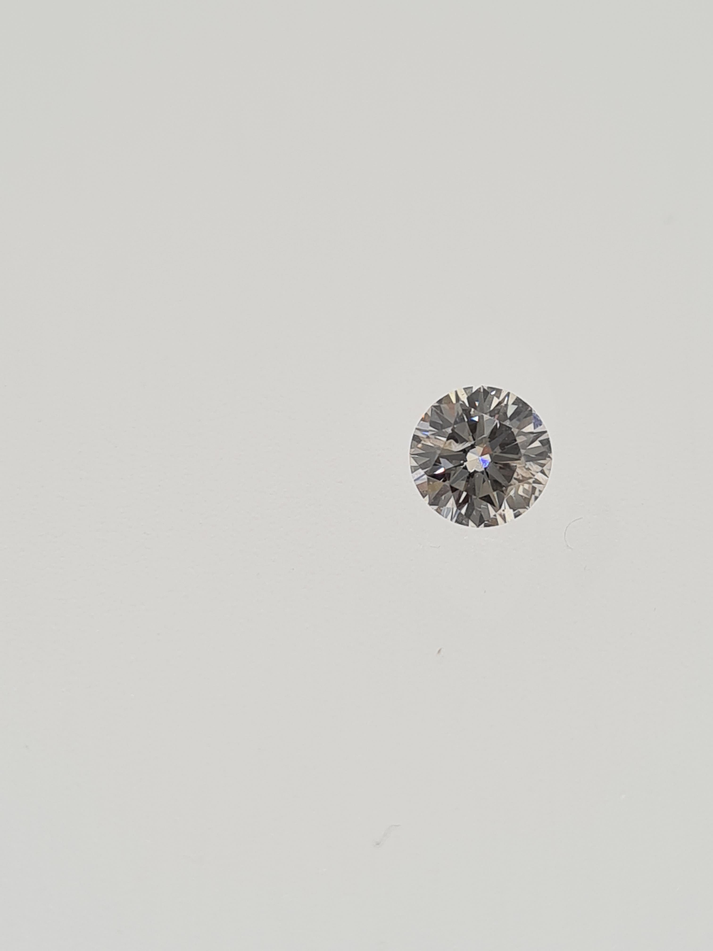 Round cut diamond - Image 2 of 5