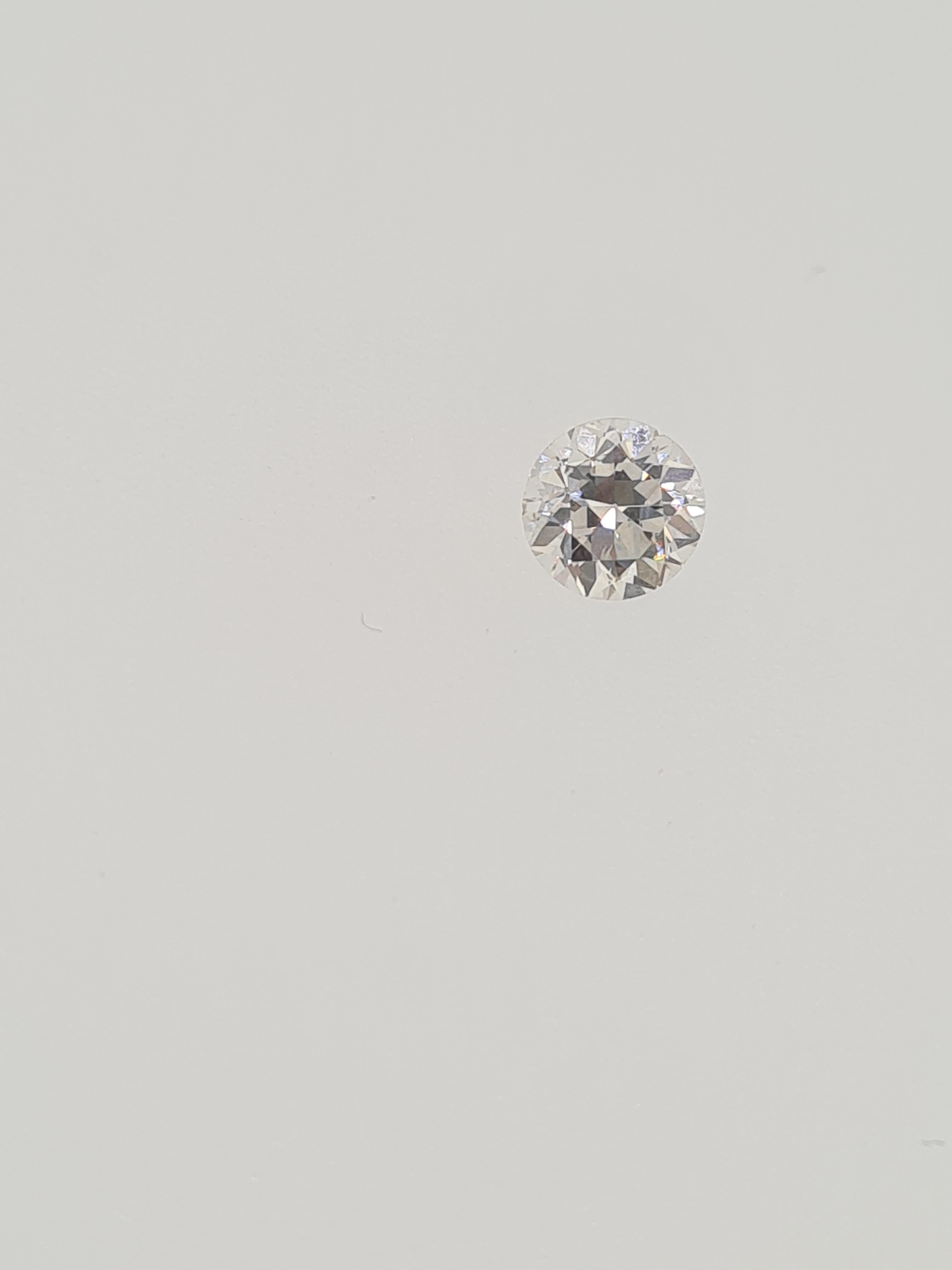 Round cut diamond - Image 3 of 5