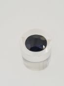 Sapphire oval cut gem stone