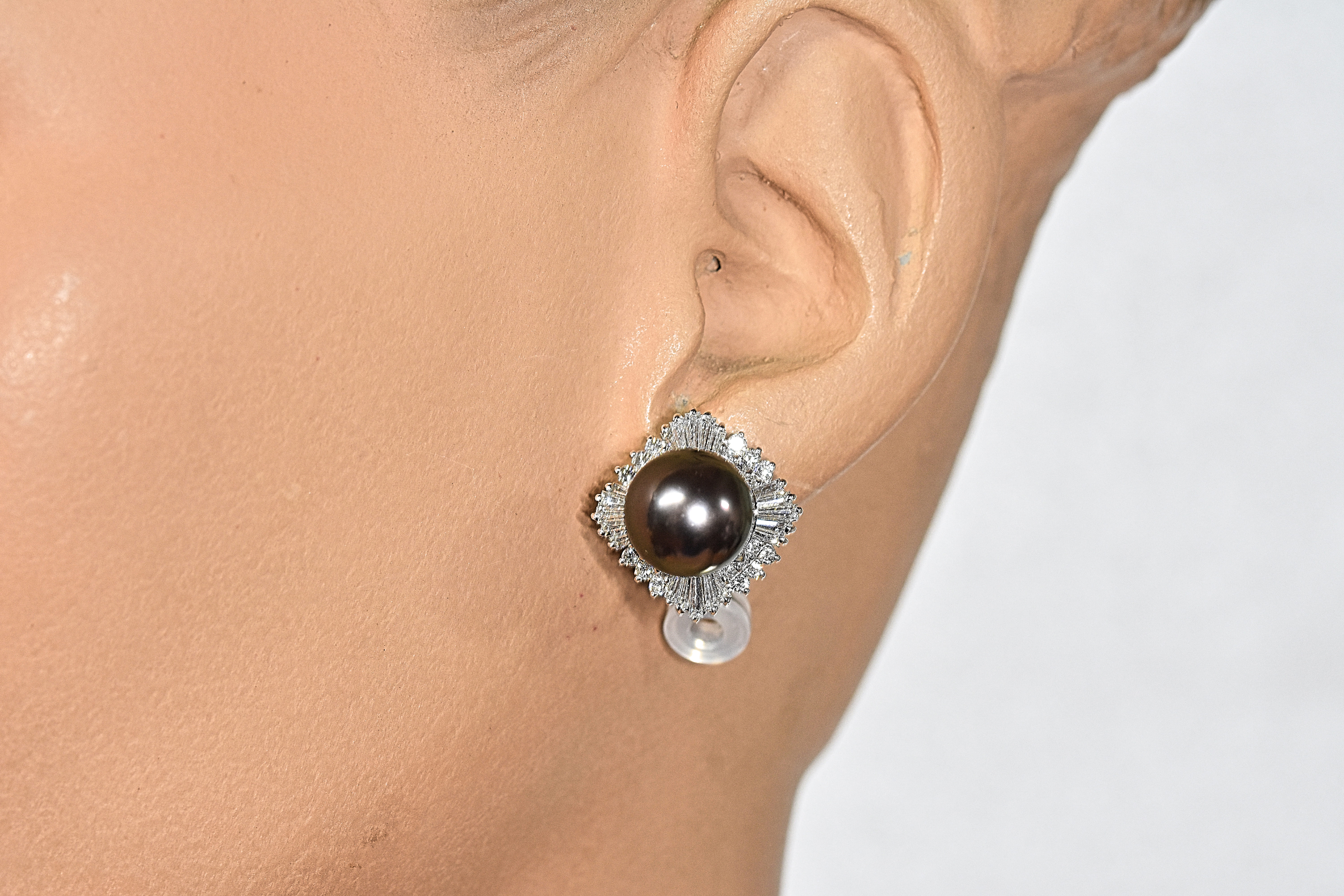 Earrings Pearl - 3.62 Ct Diamonds - Image 5 of 6