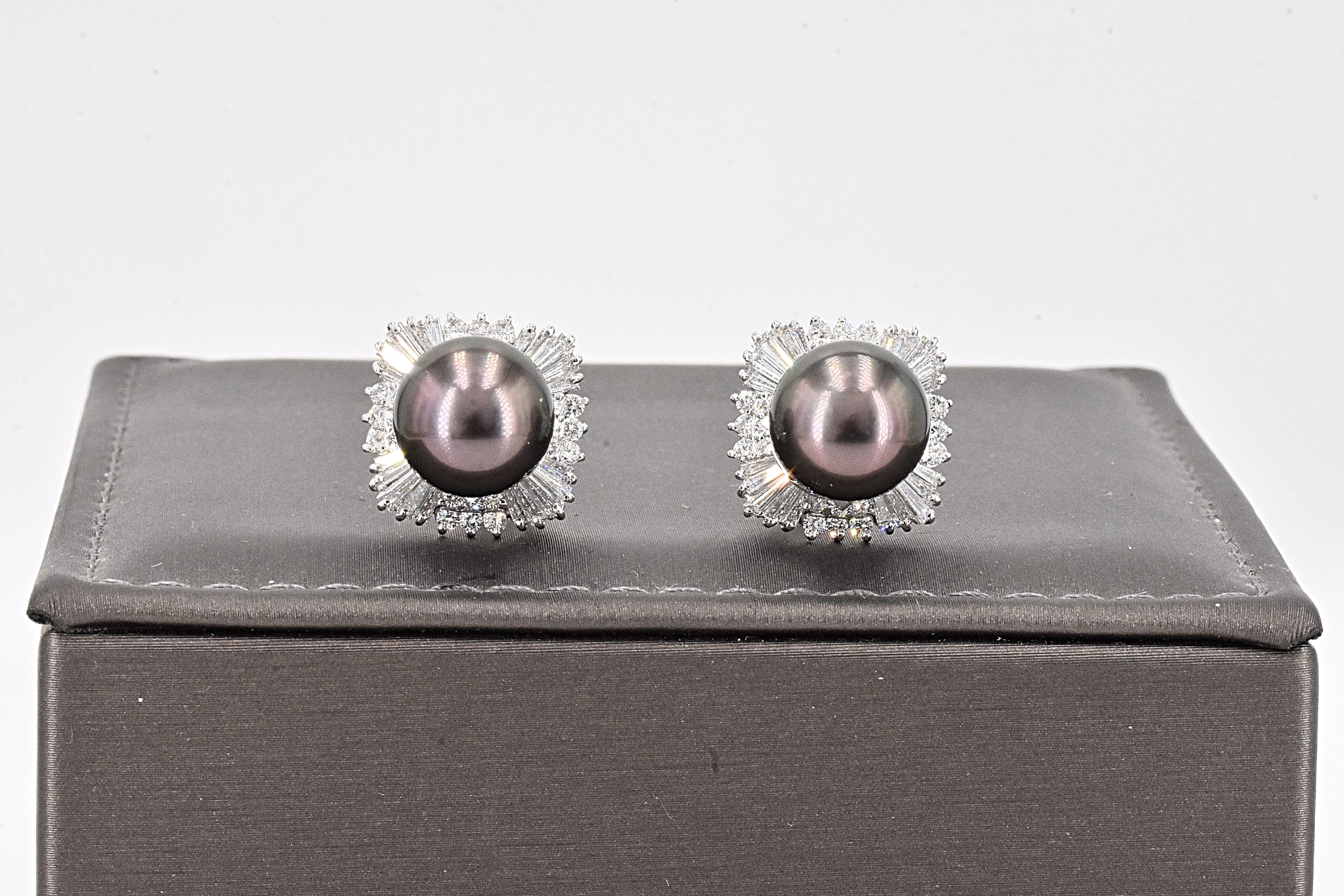 Earrings Pearl - 3.62 Ct Diamonds - Image 6 of 6
