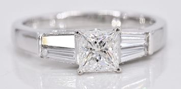 Ring - 0.72 ct - 1.47 ct total Diamonds