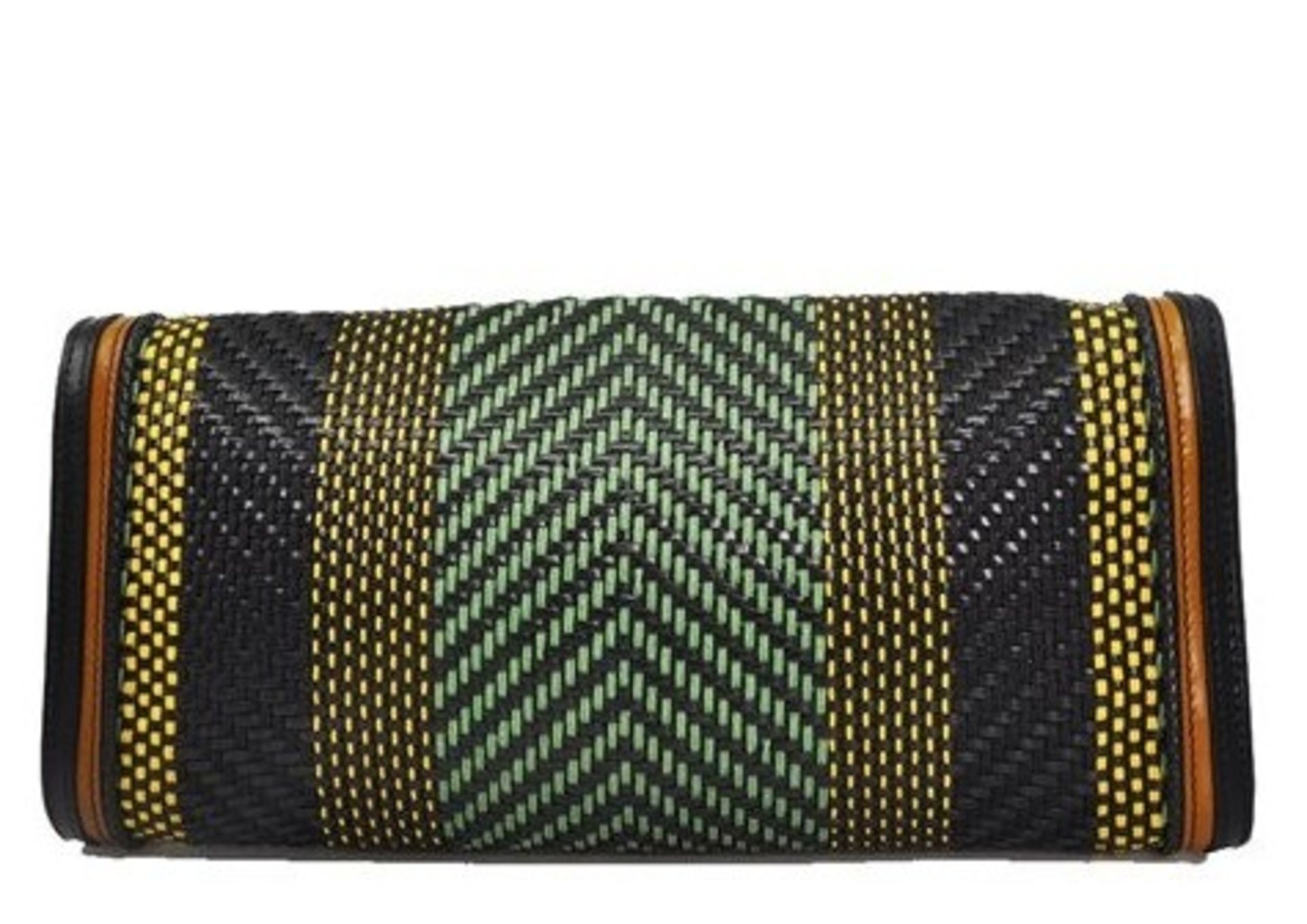 Burberry Wicker Knitting Leather Clutch - Image 8 of 8