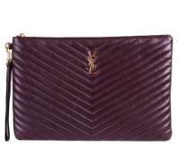 Yves Saint Laurent Monogram Leatherclutch