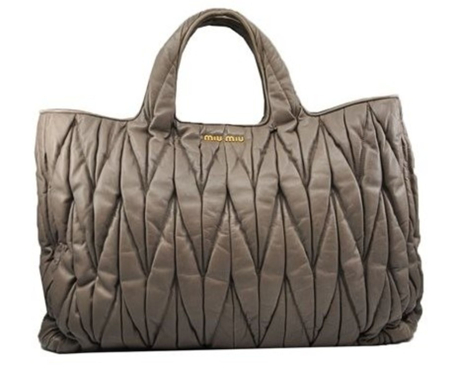 Miu Miu Mattelasse Leather Large Shoulder Bag - Image 6 of 6