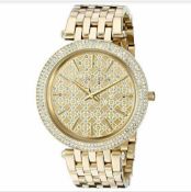 MICHAEL KORS MK3398 Darci Gold Tone Stainless Steel Ladies Watch