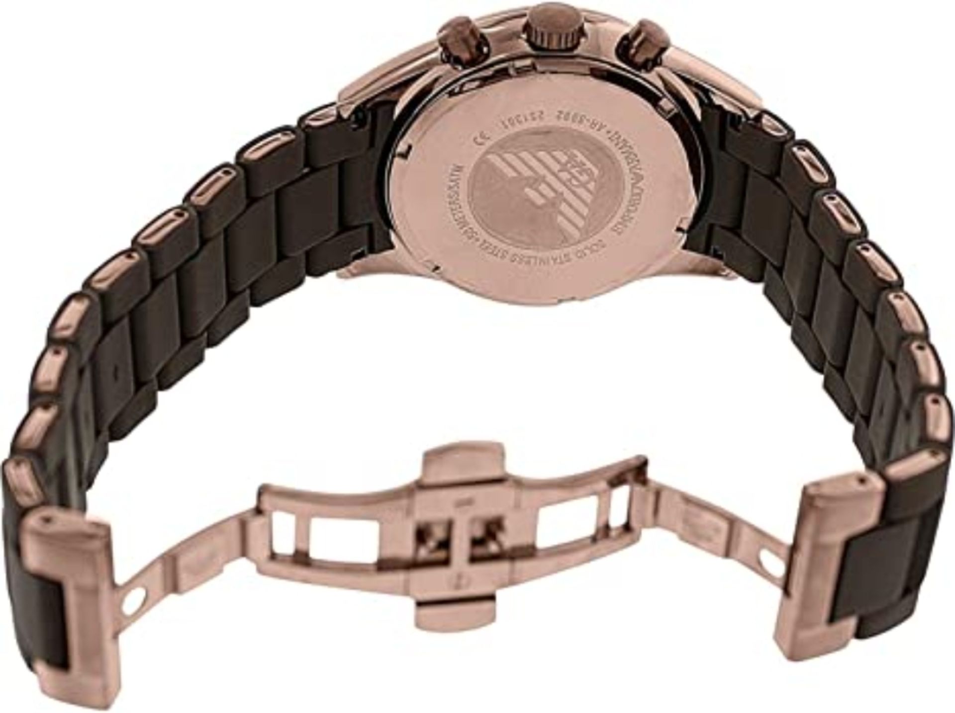 Emporio Armani AR5982 Men's Sportivo Brown Dial Quartz Chronograph Watch - Image 6 of 7