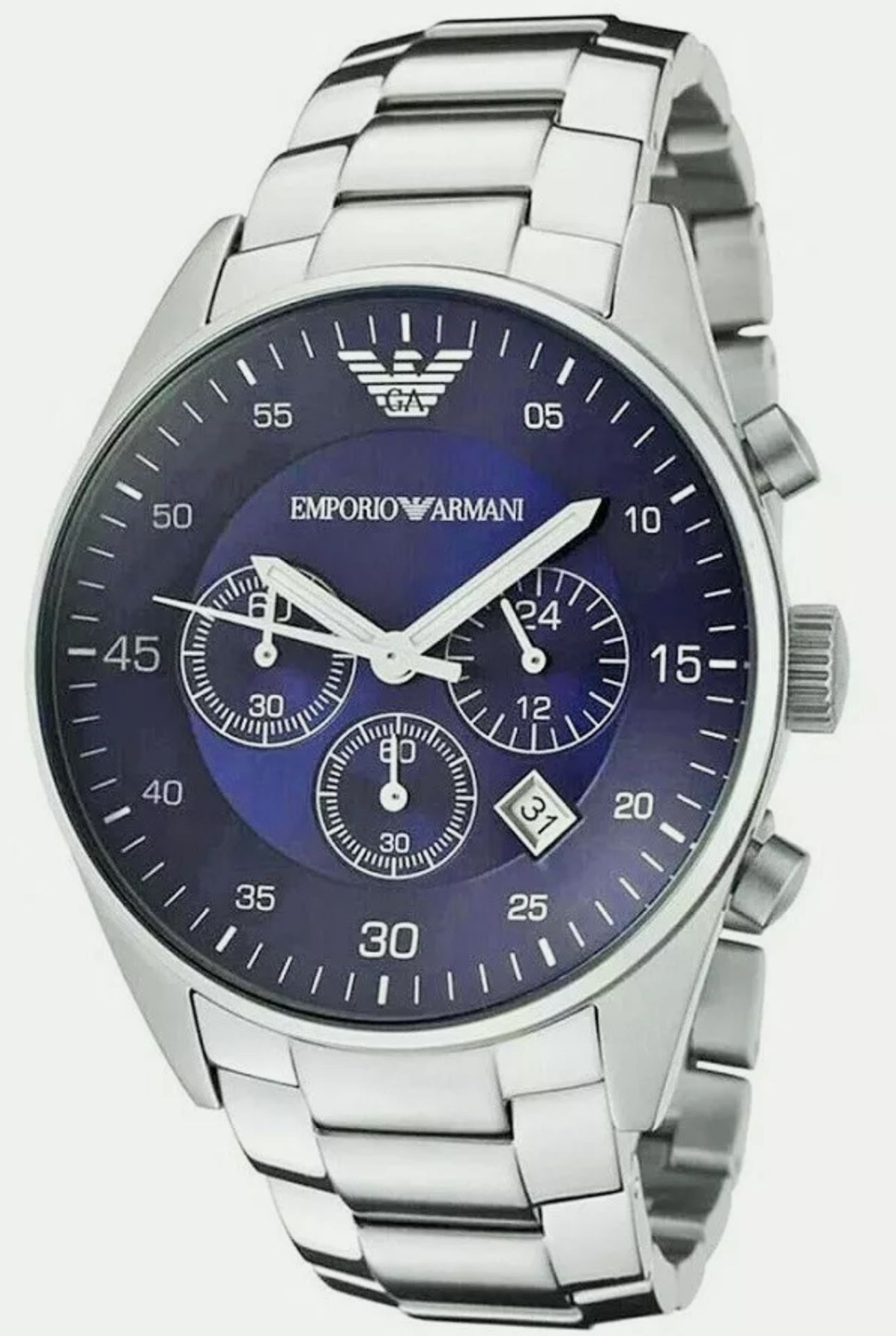 Emporio Armani AR5860 Quartz Men's Stainless Steel Chronograph Watch - Image 5 of 8