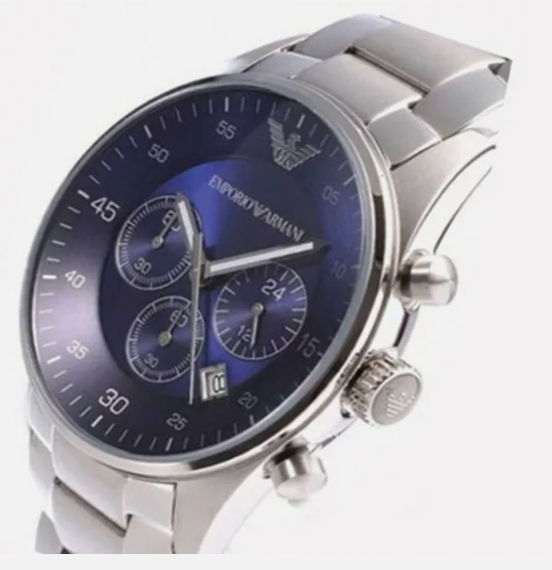 Emporio Armani AR5860 Quartz Men's Stainless Steel Chronograph Watch - Image 7 of 8