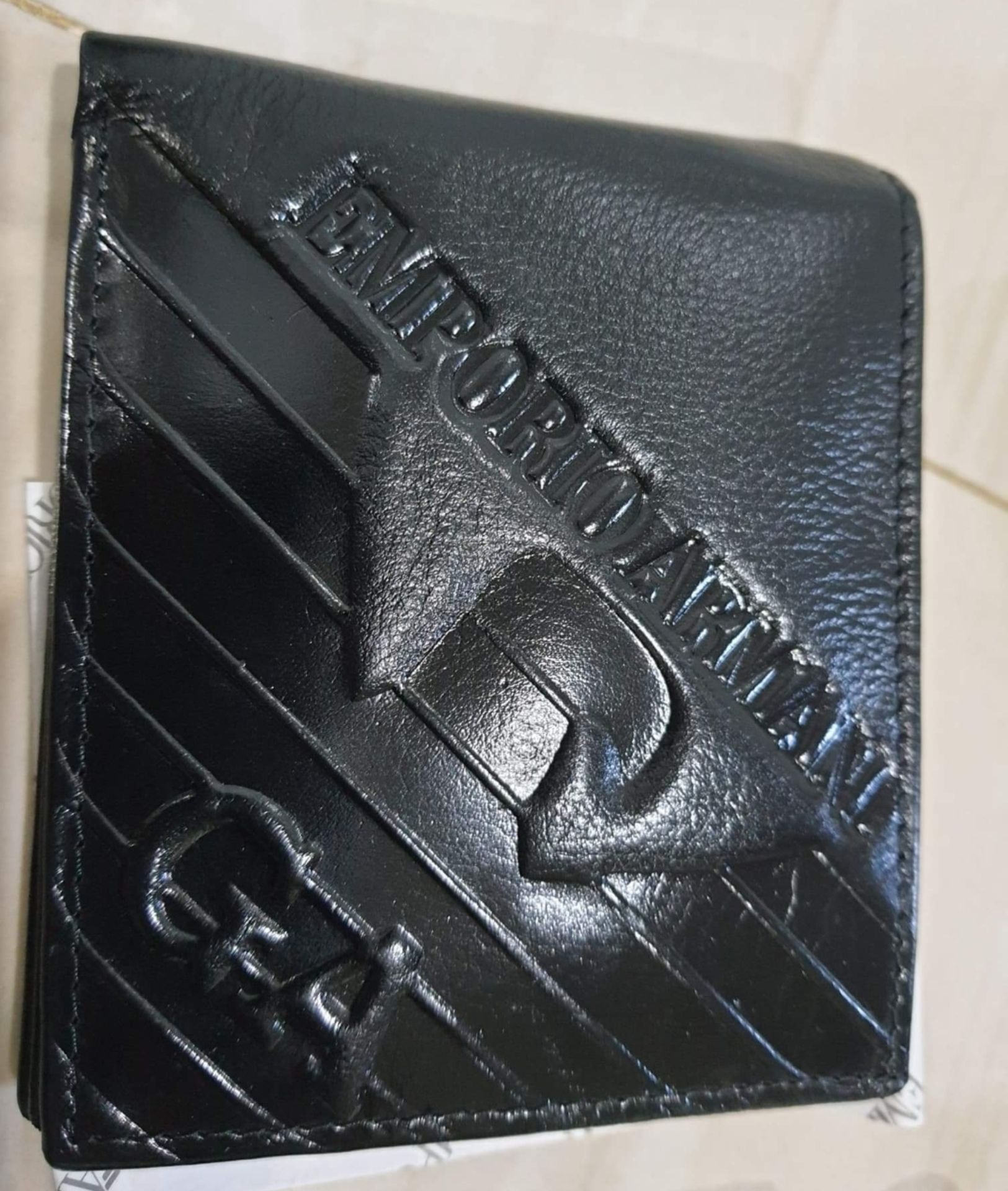 Emporio Armani Men's Leather Wallet - New With Box - Image 2 of 5