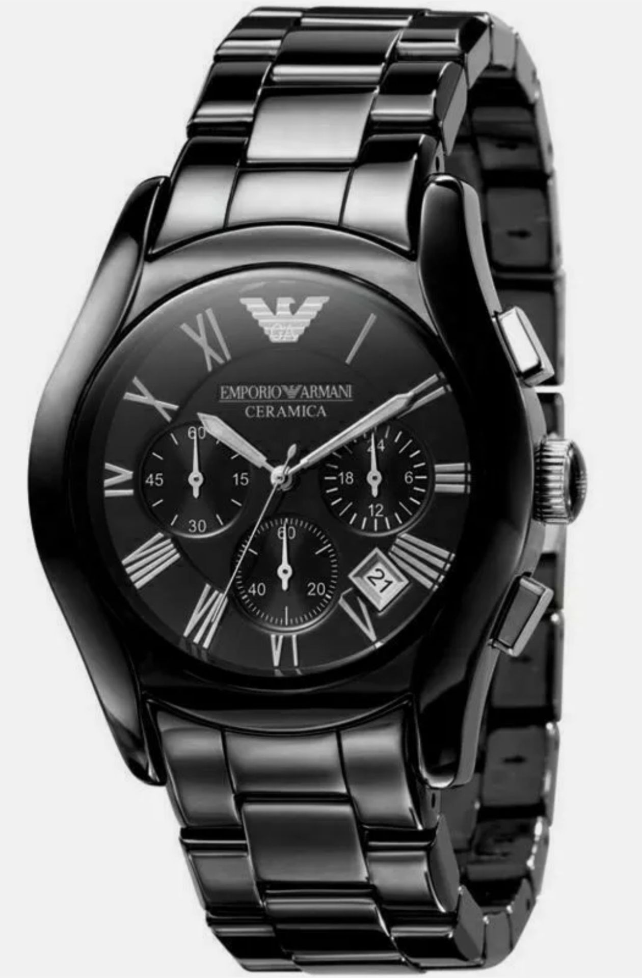 Emporio Armani AR1400 Men's Ceramica Quartz Chronograph Watch