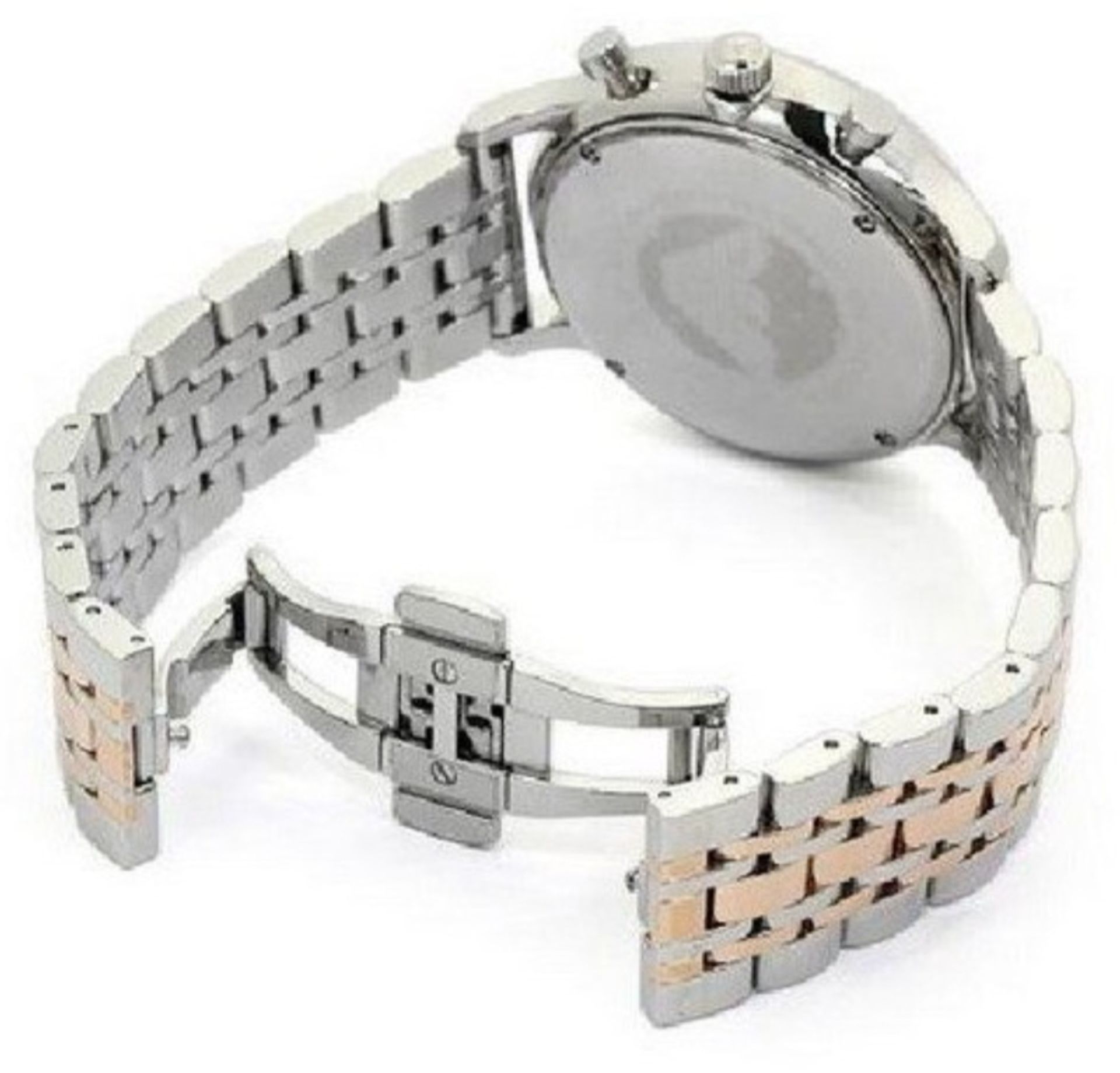 Emporio Armani AR0399 Men's Gianni Stainless Steel Bracelet Chronograph Watch - Image 3 of 4