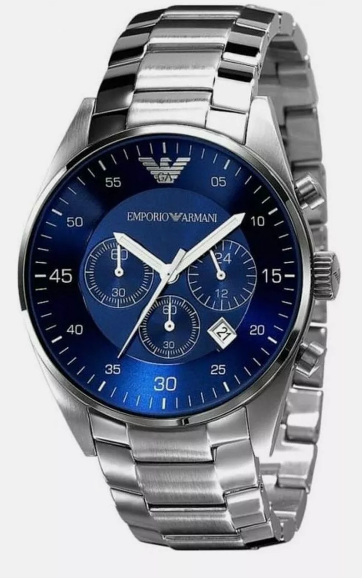 Emporio Armani AR5860 Quartz Men's Stainless Steel Chronograph Watch