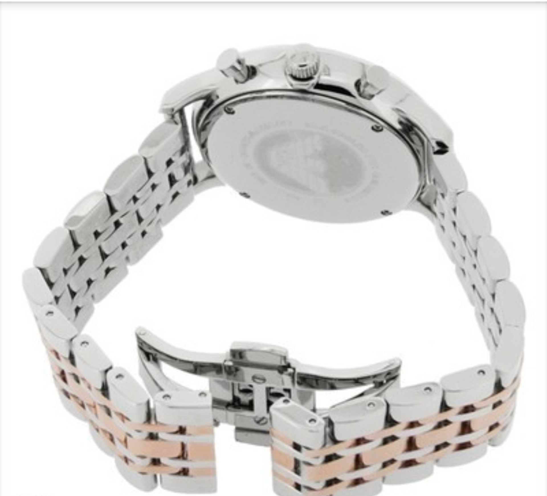 Emporio Armani AR0399 Men's Gianni Stainless Steel Bracelet Chronograph Watch - Image 4 of 4