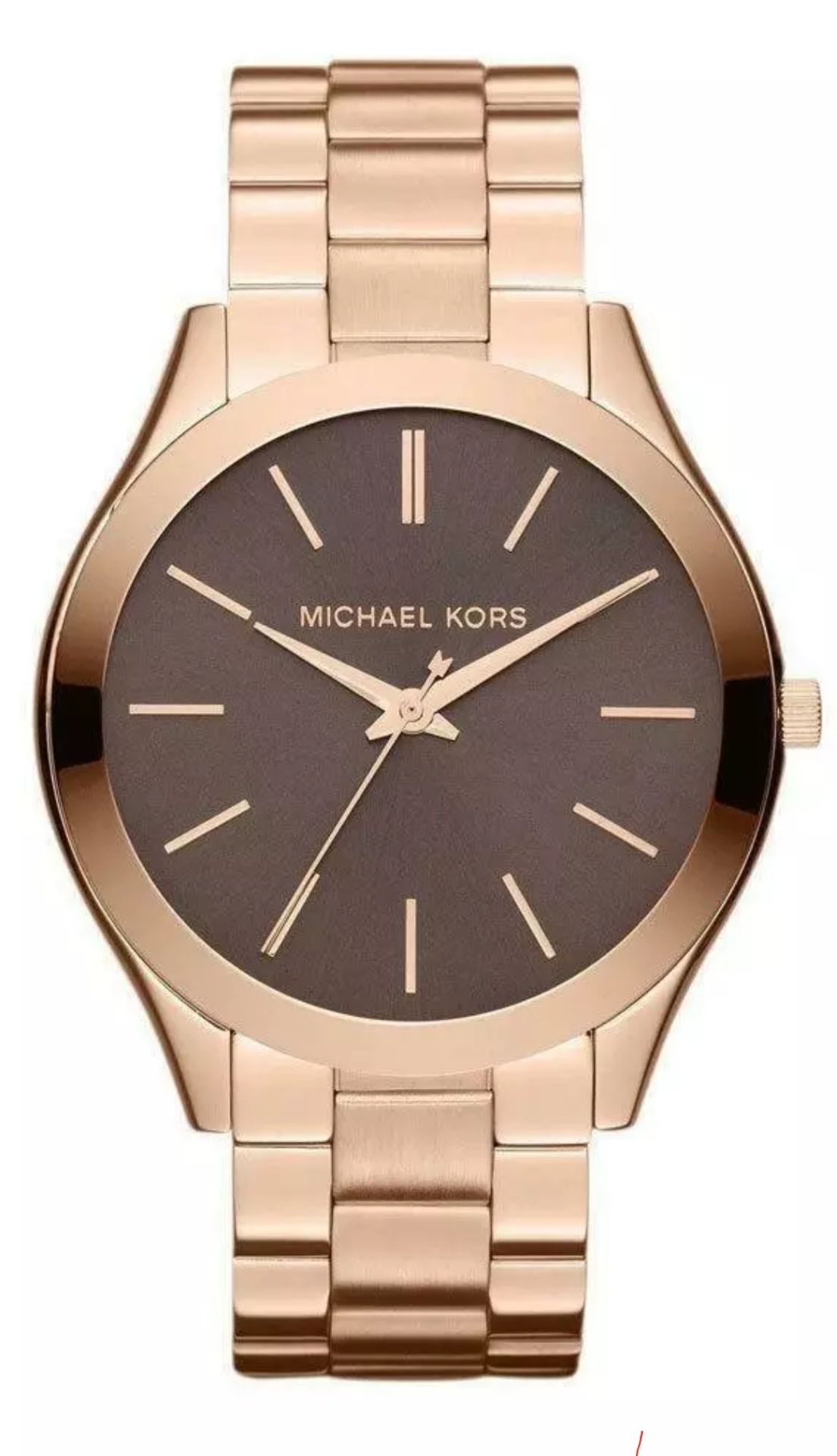 Michael Kors Mk3181 Ladies Rose Gold Slim Runway Watch