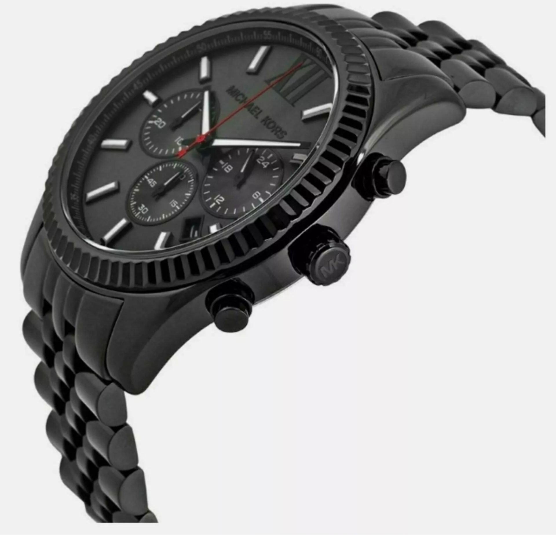 Michael Kors Mk8320 Men's Black Bracelet Chronograph Quartz Watch - Image 2 of 12