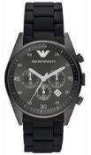 Emporio Armani AR5889 Men's Sportivo Black Dial Quartz Chronograph Watch