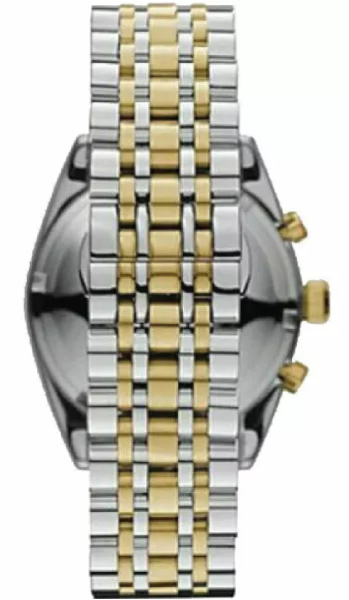 Emporio Armani AR0396 Men's two Tone Gold & Silver Quartz Chronograph Watch - Image 4 of 9