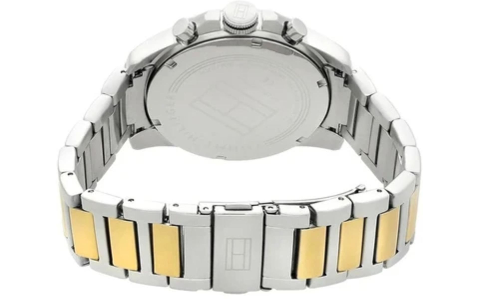 Tommy Hilfiger 1791559 Decker Watch Click on the image to enlarge it Tow-tone & Black Gents Quartz - Image 4 of 5