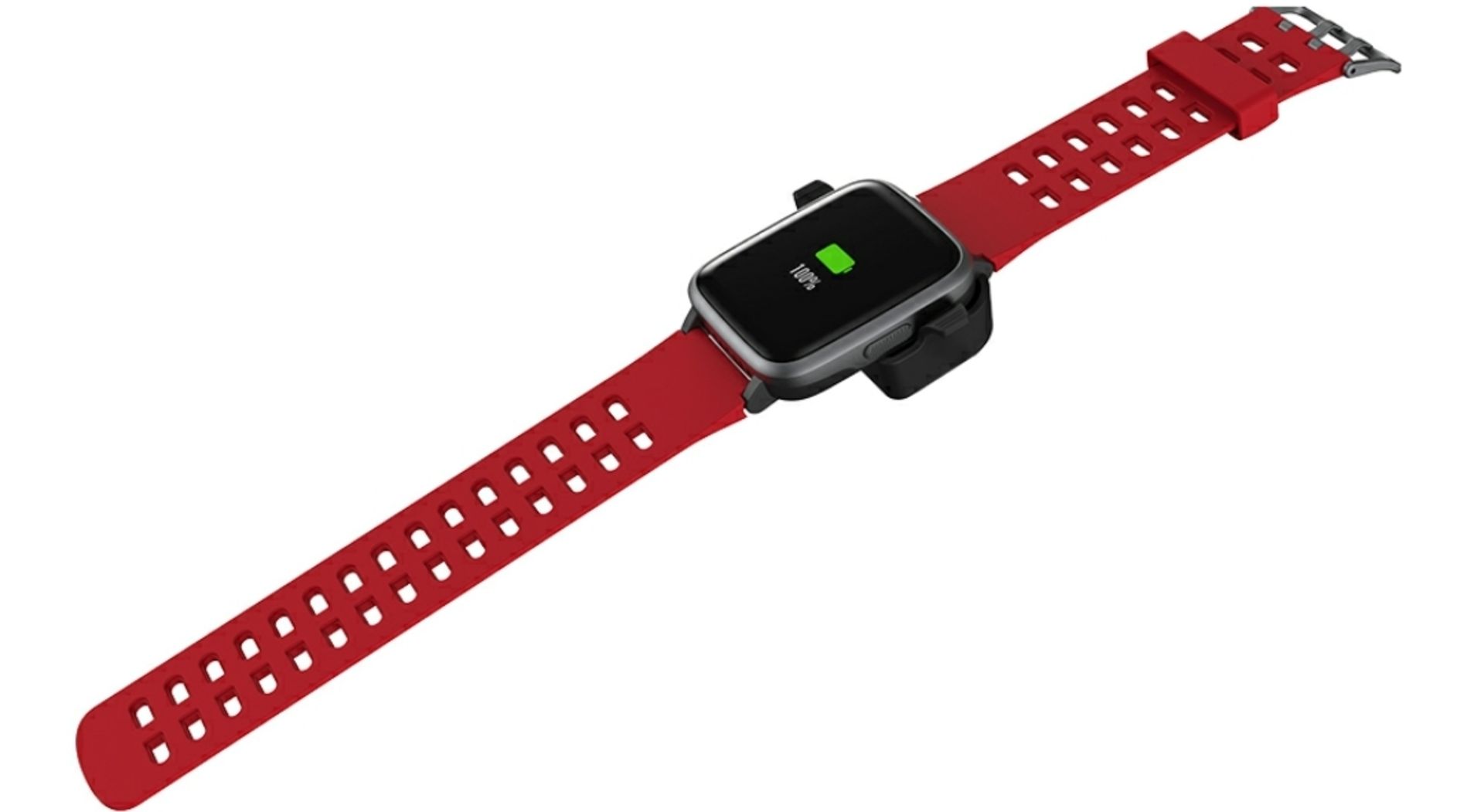 Brand New Unisex Fitness Tracker Watch ID205 Red Strap - Image 25 of 34