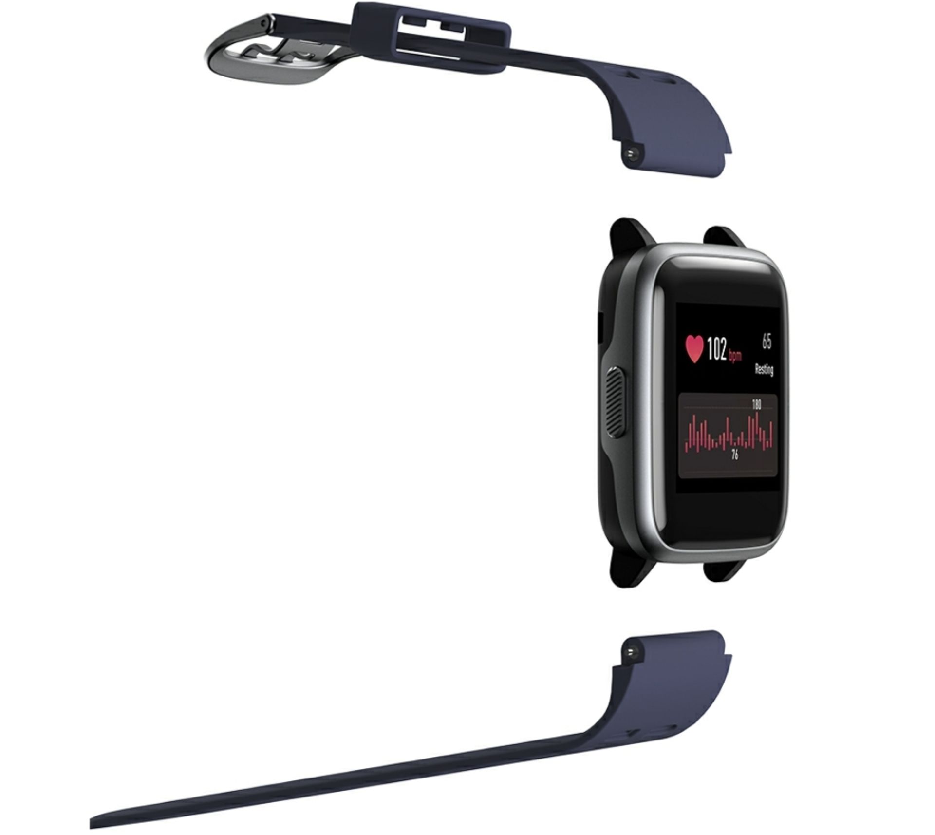 Brand New Unisex Fitness Tracker Watch ID205 Blue/Grey Strap - Image 13 of 33