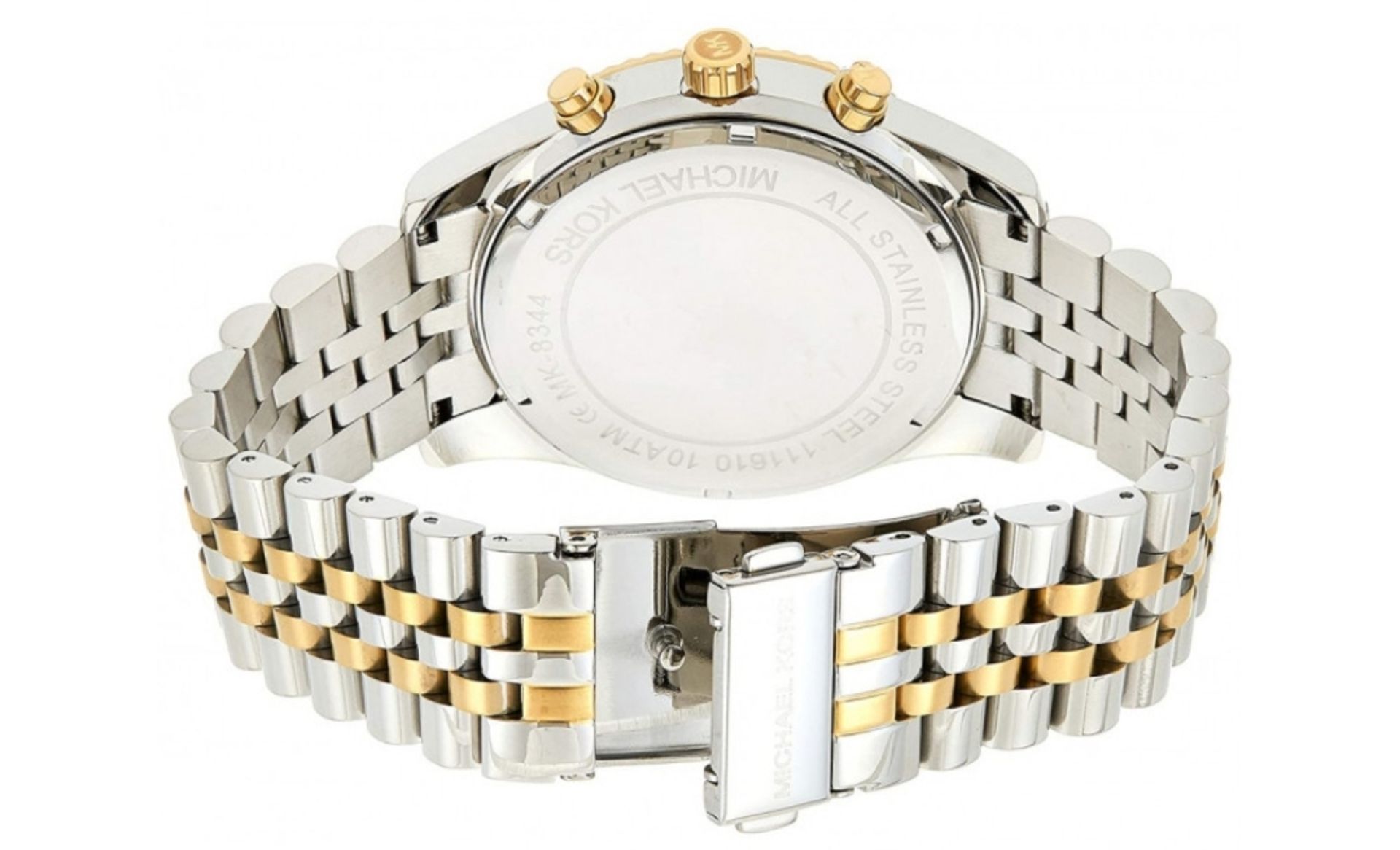 Michael Kors MK5955 Lexington Chronograph Two Tone Ladies Watch - Image 2 of 6