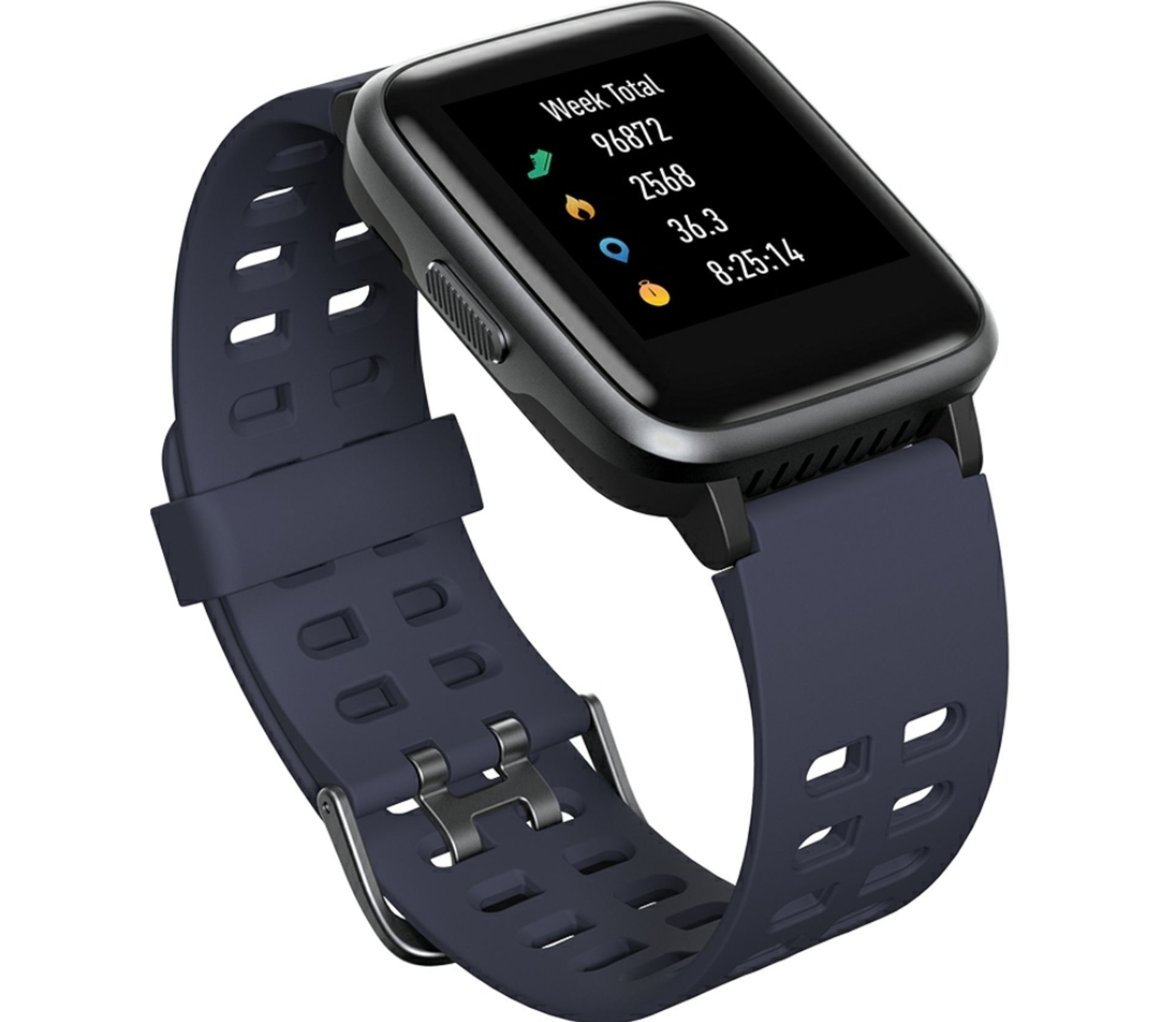 Brand New Unisex Fitness Tracker Watch ID205 Blue/Grey Strap - Image 22 of 33
