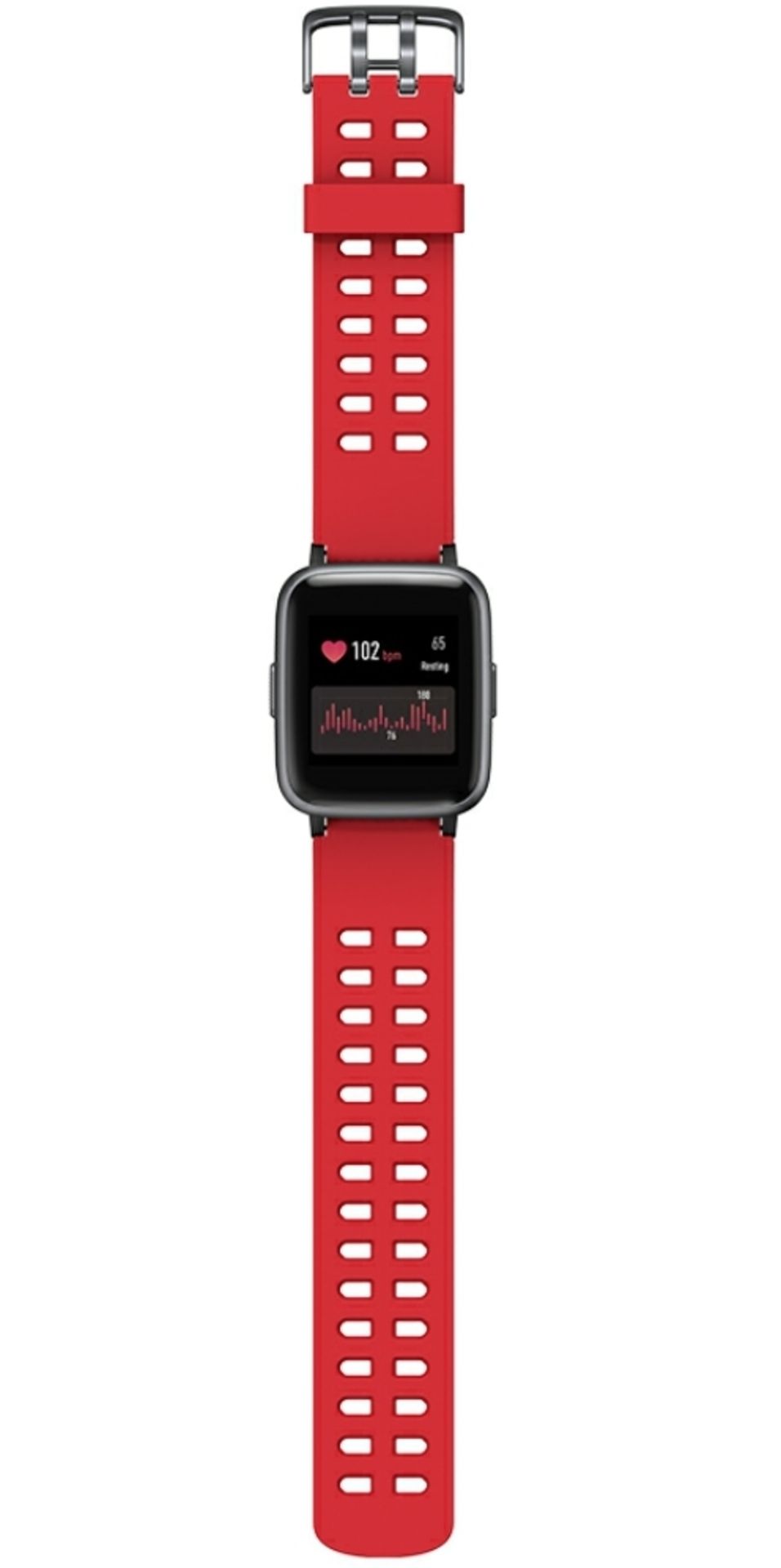 Brand New Unisex Fitness Tracker Watch ID205 Red Strap - Image 11 of 34