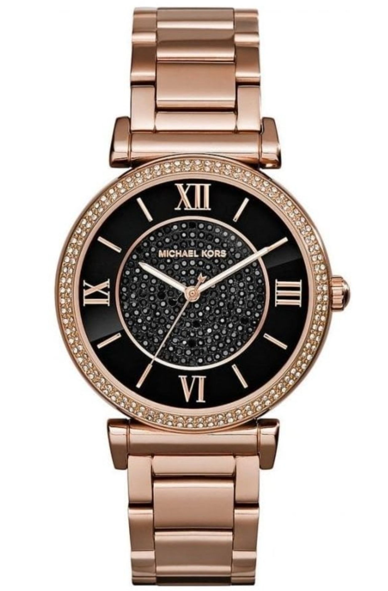 MICHAEL KORS MK3356 Ladies Catlin Rose Gold Quartz Watch