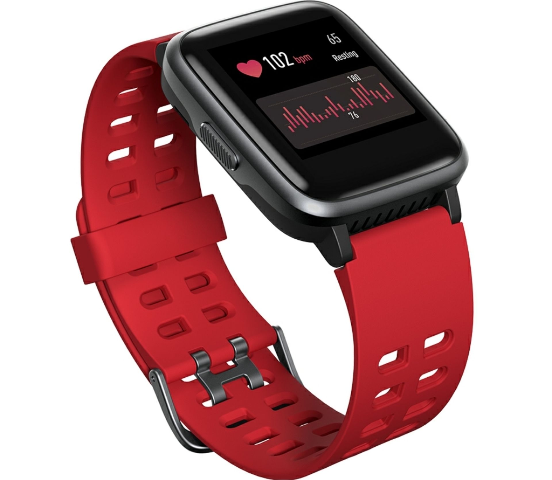 Brand New Unisex Fitness Tracker Watch ID205 Red Strap - Image 22 of 34