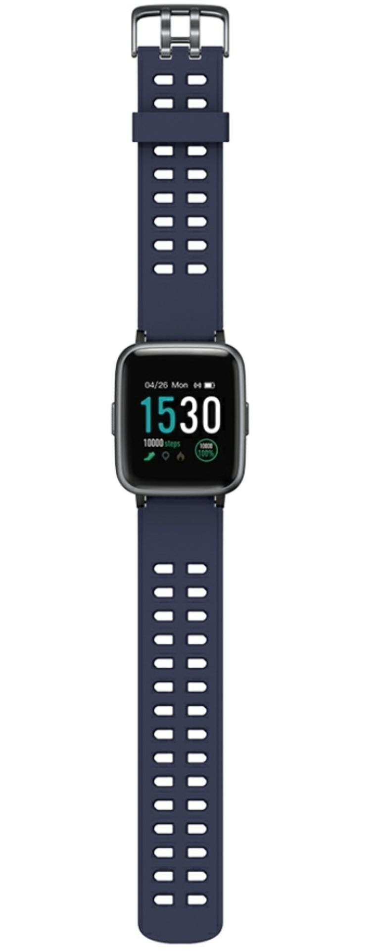 Brand New Unisex Fitness Tracker Watch ID205 Blue/Grey Strap - Image 9 of 33