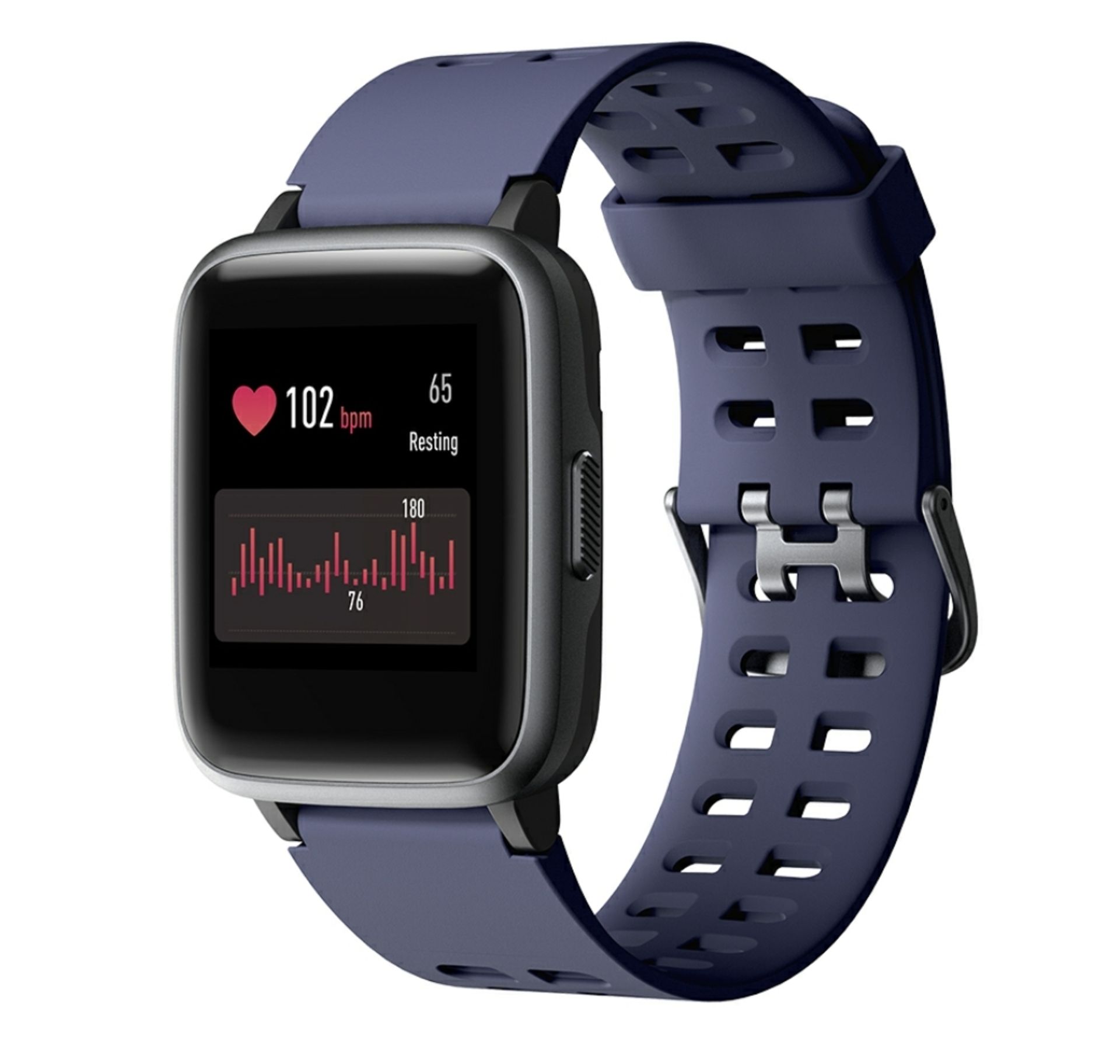 Brand New Unisex Fitness Tracker Watch ID205 Blue/Grey Strap - Image 2 of 33