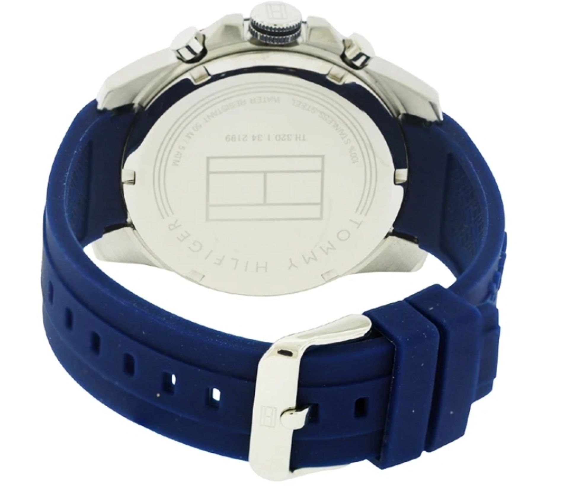 Men's Blue Chronograph Tommy Hilfiger Decker Watch 1791350 - Image 5 of 6