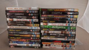 (R14F) 32 X Mixed DVD’s (All New /Sealed). To Include Run All Night, Spotlight, The Big Short, An