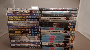 (R14C) 33 X Mixed DVD’s (All New / Sealed). To Include Straight Outta Compton, Paddington, Unspok