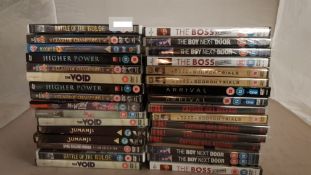 (R14E) 32 X Mixed DVD’s (All New / Sealed). To Include Jumanji, The Void, Arrival, The Boss & Hig