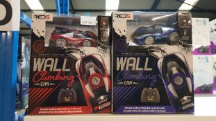 (R1C) Toys. 10 X Red5 RC Wall Climbing Car (Some With RTM Stickers)