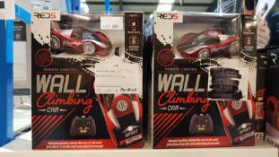 (R1D) Toys. 10 X Red5 RC Wall Climbing Car (Some With RTM Stickers)