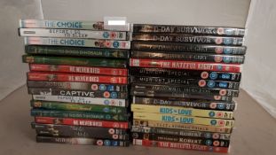 (R14D) 32 X Mixed DVD’s (All New / Sealed). To Include The Hateful Eight, Fifty Shades Of Grey, C