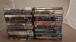 (R14F) 32 X Mixed DVD’s (All New / Sealed). To Include The Nice Guy, Quantum Leap, The Colony, Hi