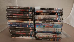 (R14F) 32 X Mixed DVD’s (All New / Sealed). To Include The Nice Guys, Fantastic 4, Classroom, 13