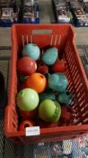 (R14C) Household. Approx. 22 X Mixed Colour Small Vases (New)