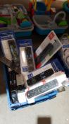 (R2B) Electronic. 8 Mixed Remote Controls. 3 X One For All, 4 X Samsung TV Replacement & 1 X Tosh