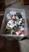 (R15D) Electrical. Contents Of Large Container. A Quantity Of Mixed Bulbs To Include Halogen & LE