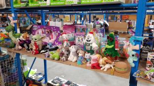 (R3M) Toys. Approx. 30 X (Soft) Toys To Include Toy Story, Animated Yeti & Christmas Tree. Peppa