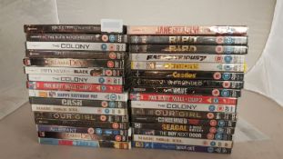(R14F) 32 X Mixed DVD’s (All New /Sealed). To Include Fast & Furious 7, The Colony, Inside Out, F