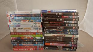 (R14F) 32 X Mixed DVD’s (All New / Sealed). To Include Plan 2, Edge Of Tomorrow, Atlantis Down, T